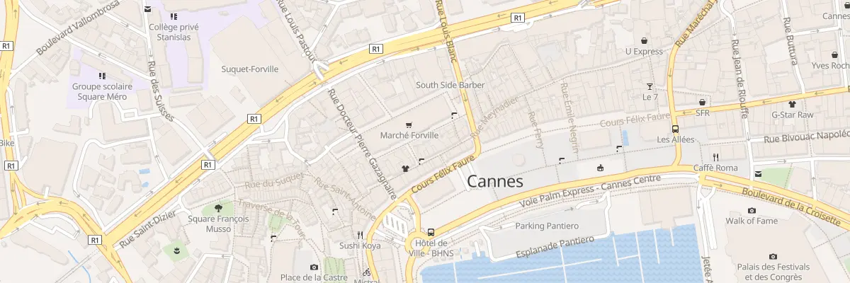 Plan du 66 Rue Meynadier à Cannes