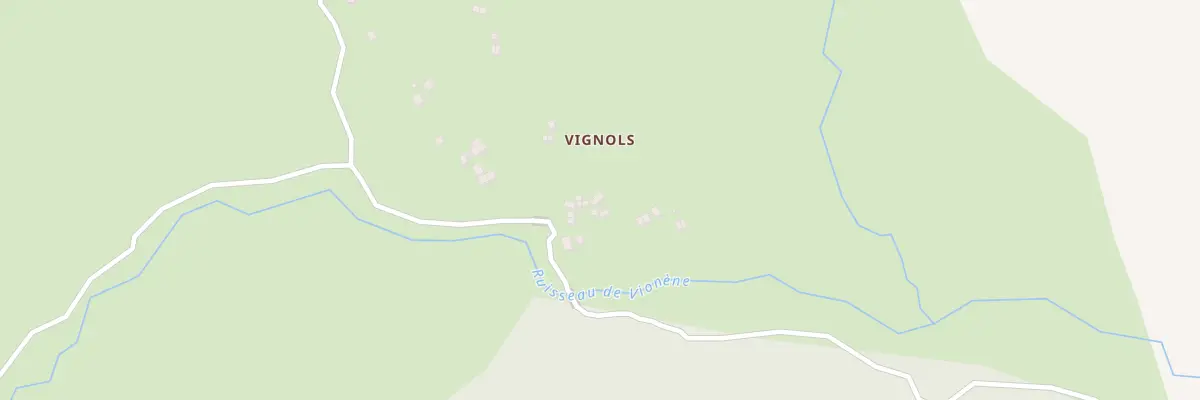 Plan du 5109 Les Clots à Roubion
