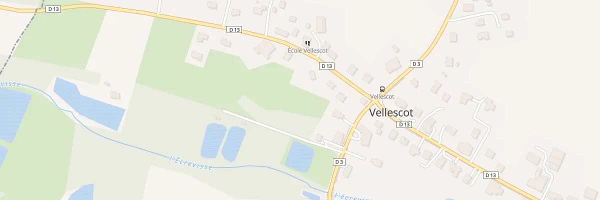 Plan du 1 Rue des Moulins à Vellescot