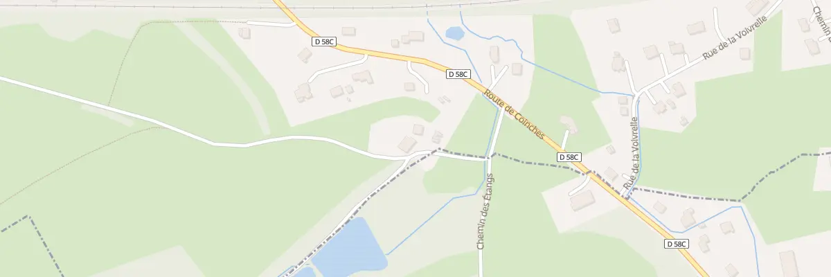 Plan du 12 Che des Etangs à Remomeix