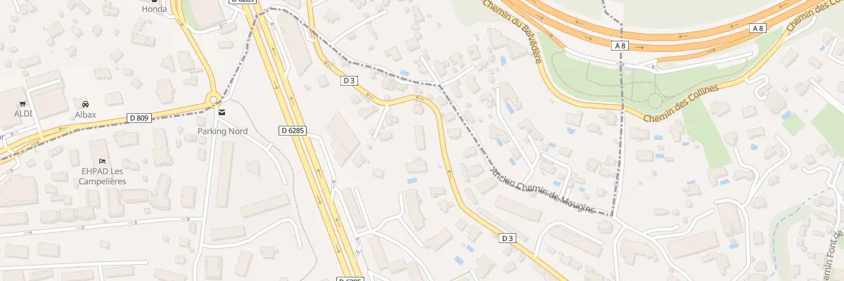 Plan du 69 Rte de Valbonne au Cannet