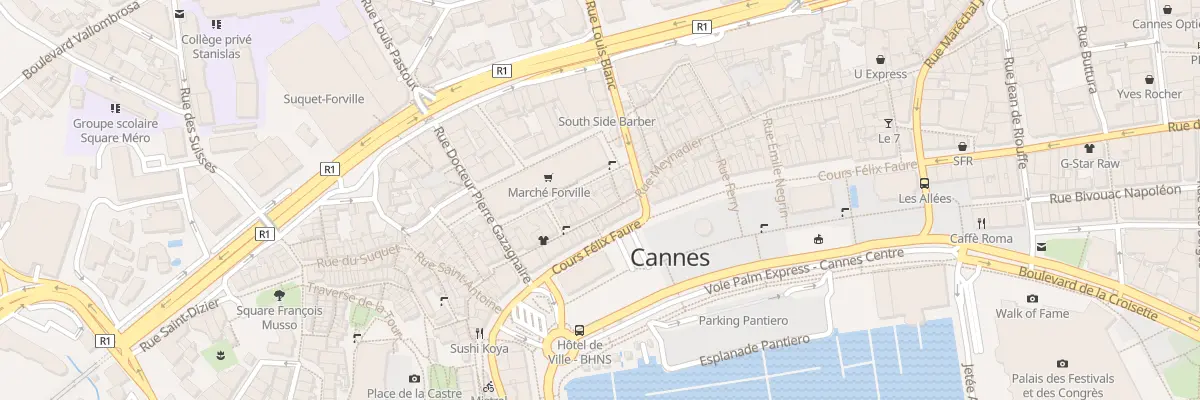 Plan du 64 Rue Meynadier à Cannes