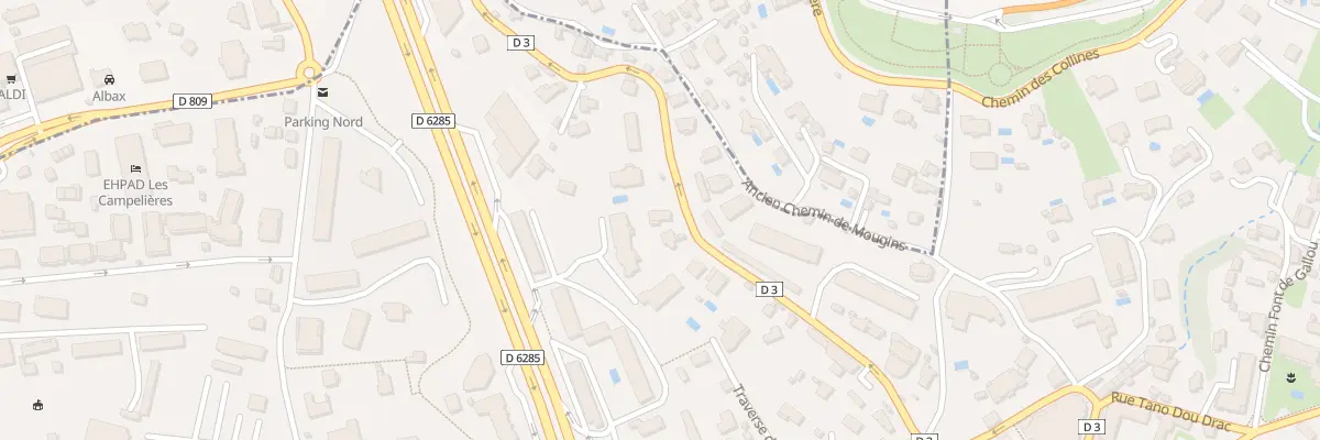 Plan du 67B Rte de Valbonne au Cannet