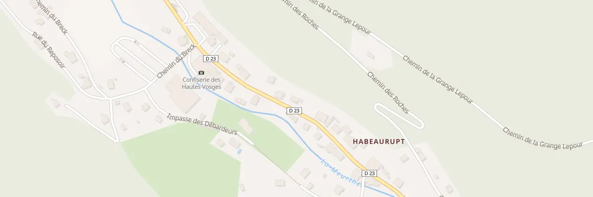 Plan du 3217 Rte de Gérardmer à Plainfaing