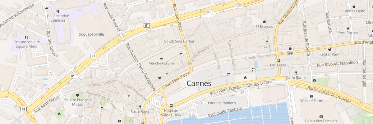 Plan du 58 Rue Meynadier à Cannes