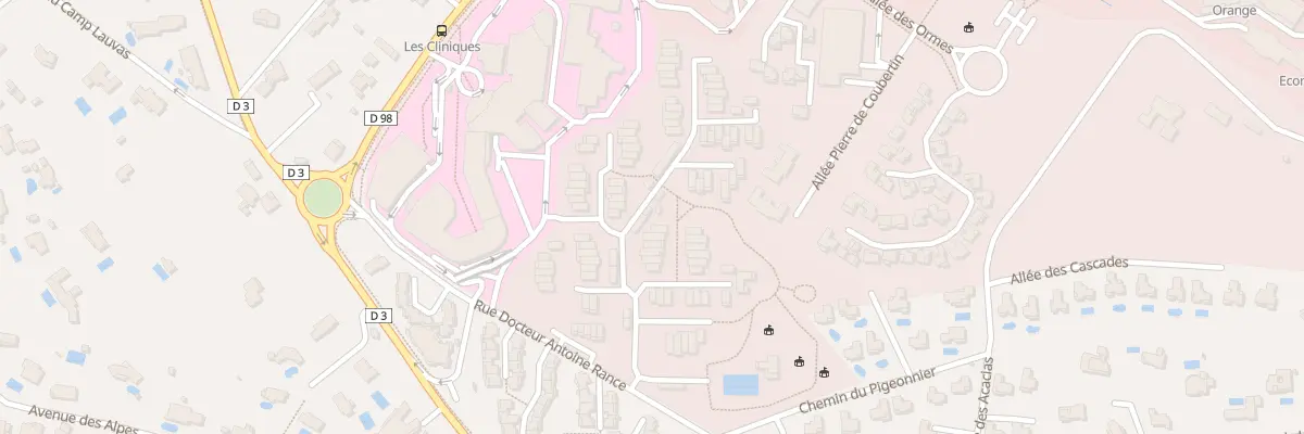 Plan du 760 Che de la Tire à Mougins
