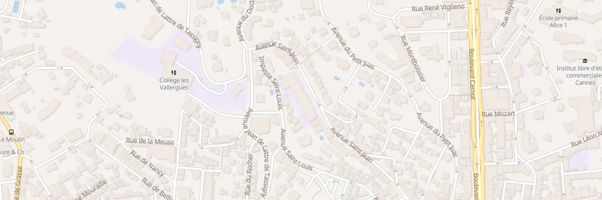 Plan du 39 Av Saint-Jean à Cannes