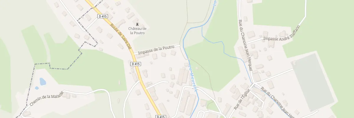 Plan du 10 Imp de la Poutro à Plainfaing