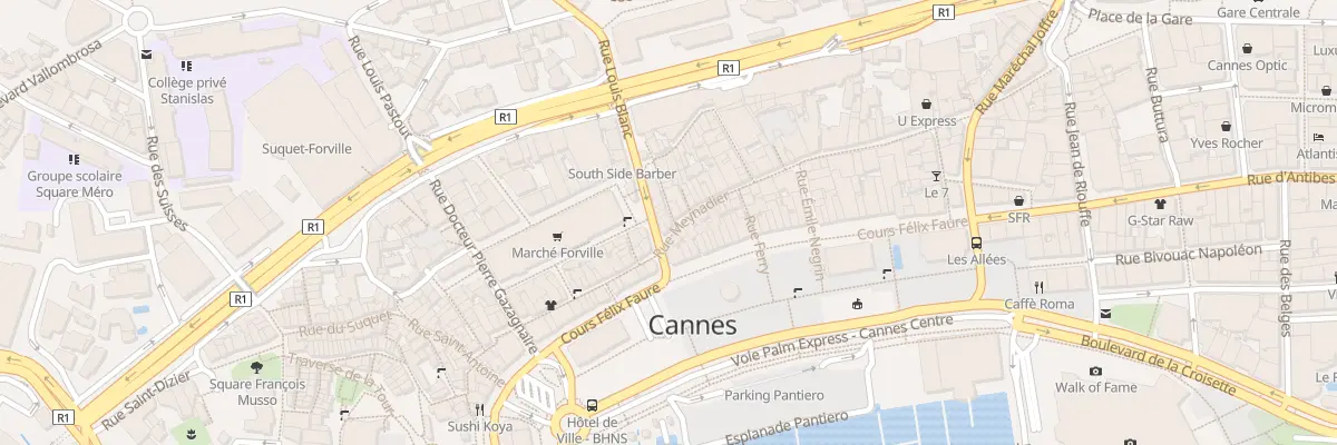 Plan du 56 Rue Meynadier à Cannes