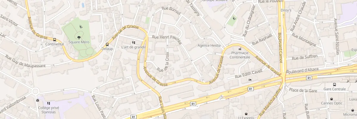 Plan du 22B Rue de la Croix à Cannes