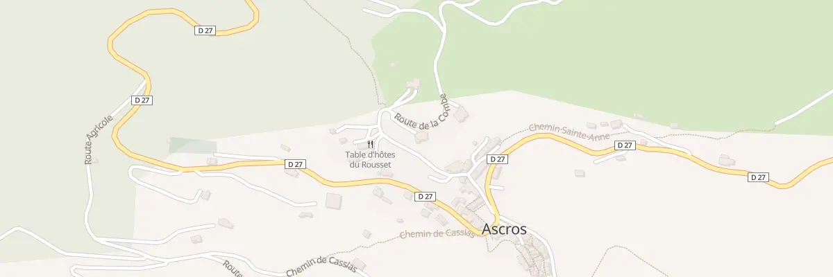 Plan du 5192 La Combe à Ascros