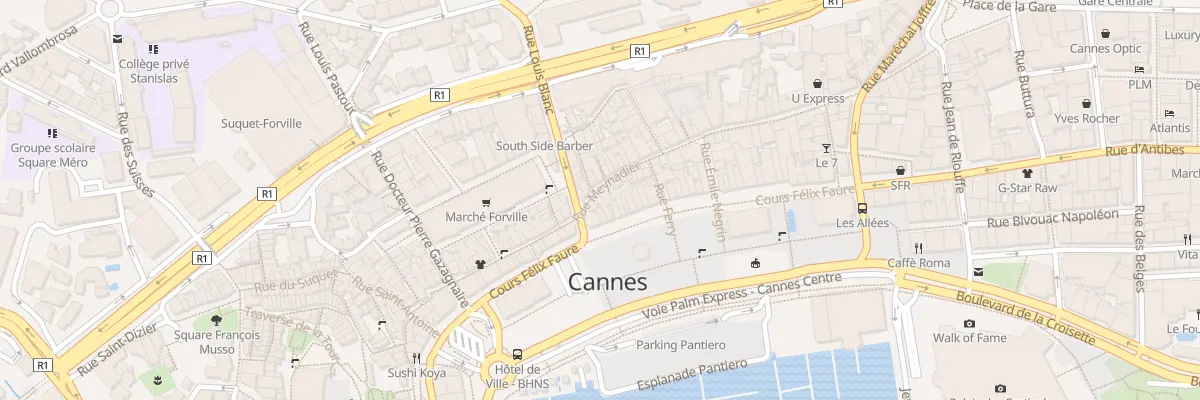 Plan du 51 Rue Meynadier à Cannes