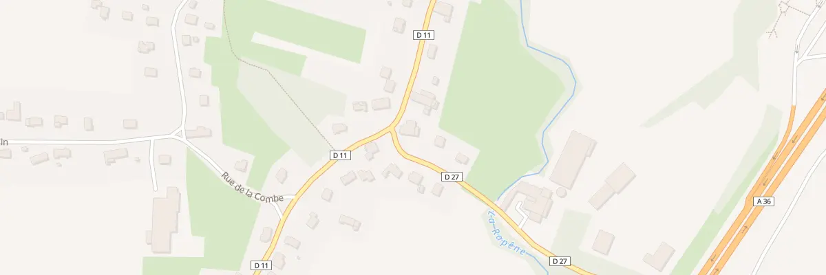 Plan du 1 Rue du Moulin à Angeot