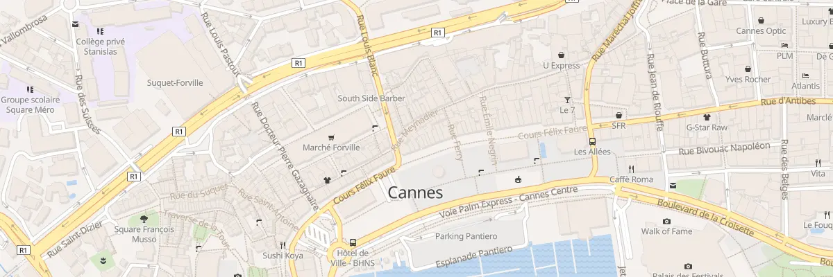 Plan du 47 Rue Meynadier à Cannes