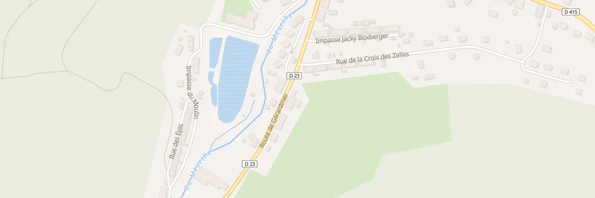 Plan du 355 Rte de Gérardmer à Plainfaing