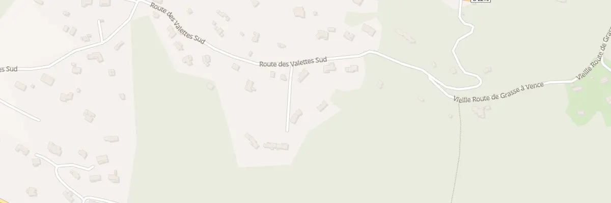 Plan du 533 Rte des Valettes-sud à Tourrettes-sur-Loup