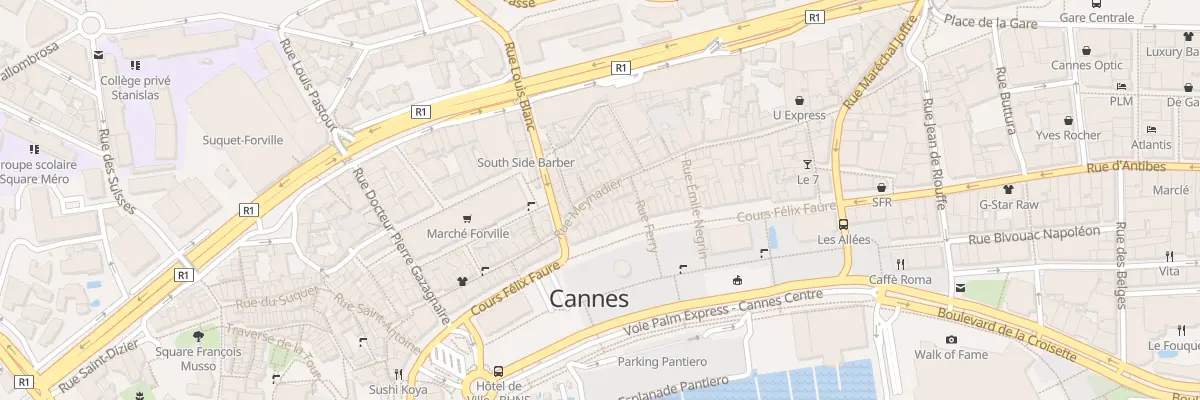 Plan du 43 Rue Meynadier à Cannes