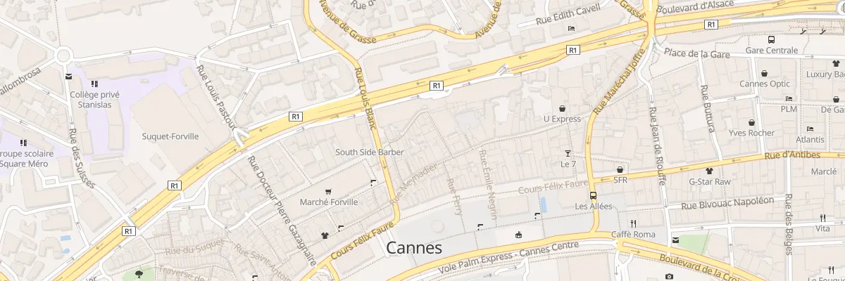 Plan du 42T Rue Meynadier à Cannes