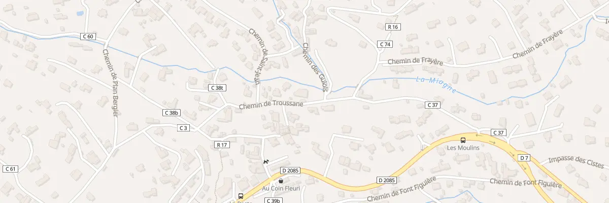 Plan du 37B Che de Troussane au Rouret