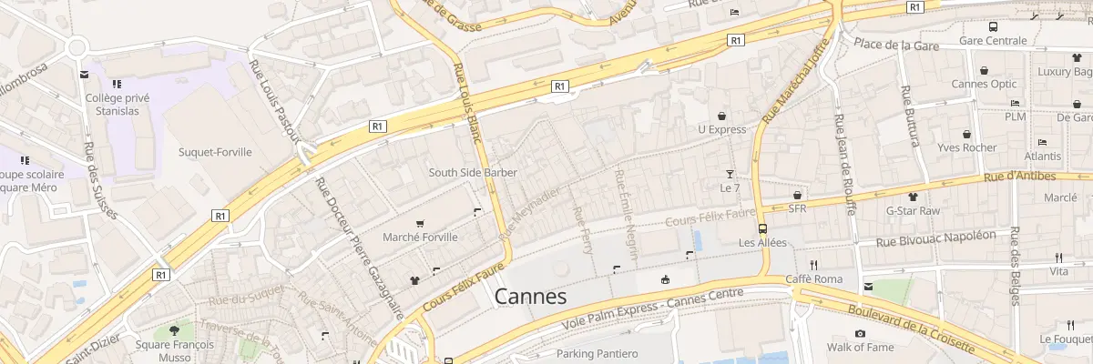 Plan du 42 Rue Meynadier à Cannes