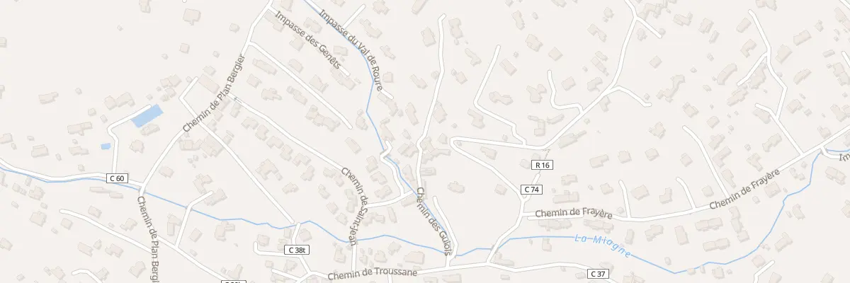 Plan du 42 Che des Guiols au Rouret