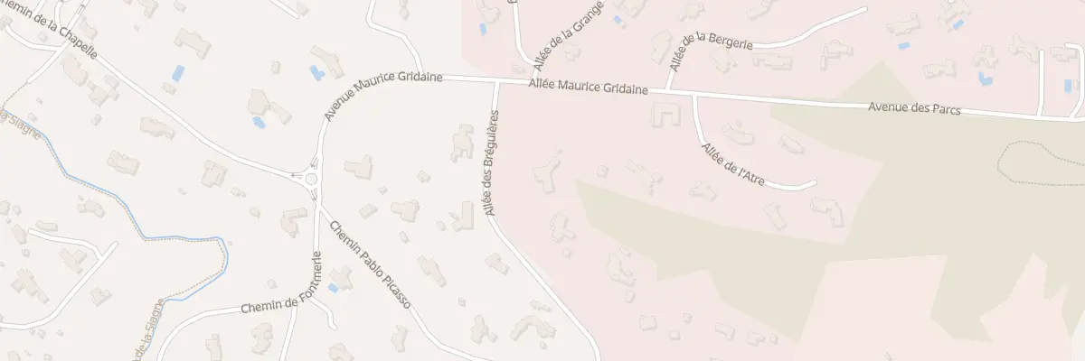 Plan du 99 All Breguieres Hameau Ndde Vie à Mougins