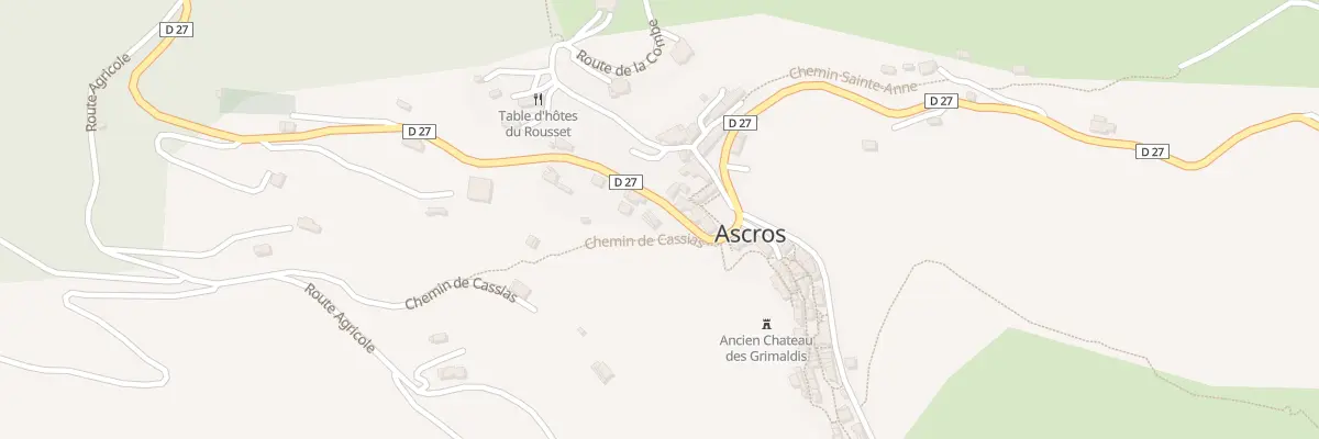 Plan du 5049 Balmon Est à Ascros