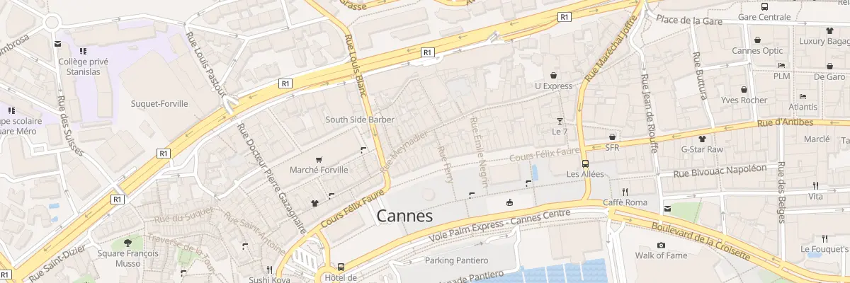 Plan du 37 Rue Meynadier à Cannes