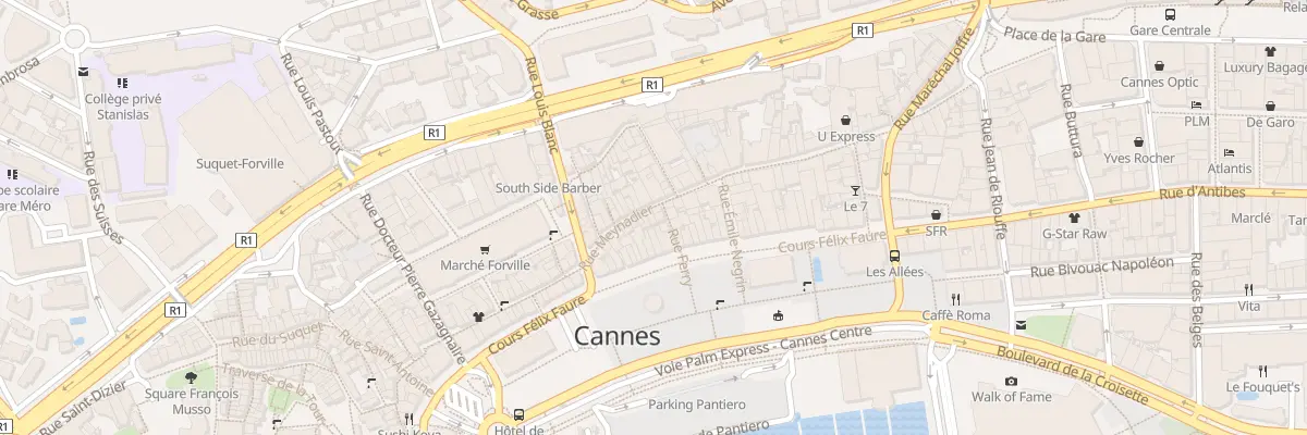 Plan du 35 Rue Meynadier à Cannes