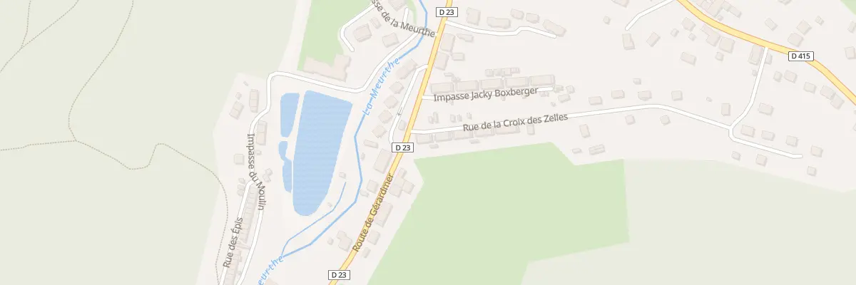 Plan du 2 Rue de la Croix des Zelles à Plainfaing
