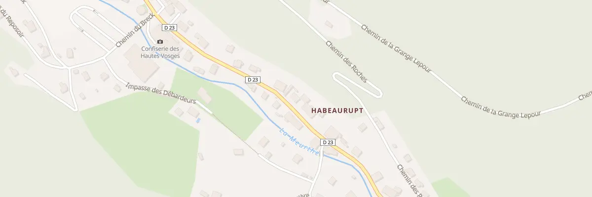 Plan du 3291 Rte de Gérardmer à Plainfaing