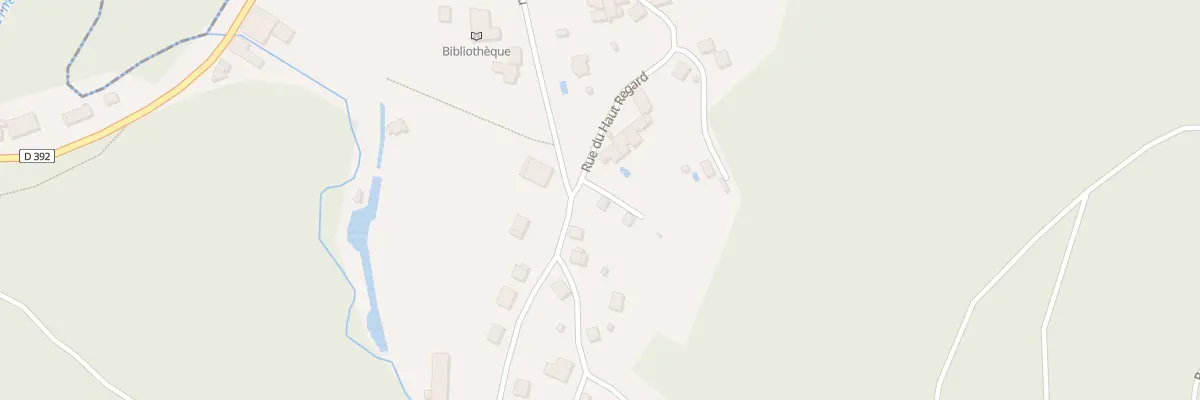 Plan du 25 Rue du Haut Regard à Allarmont