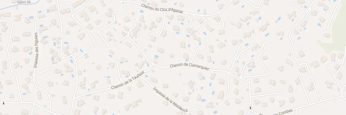 Plan du 3 Che de Clamarquier au Rouret