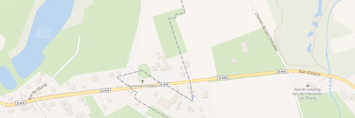Plan du 25 Fg St Antoine à Foussemagne