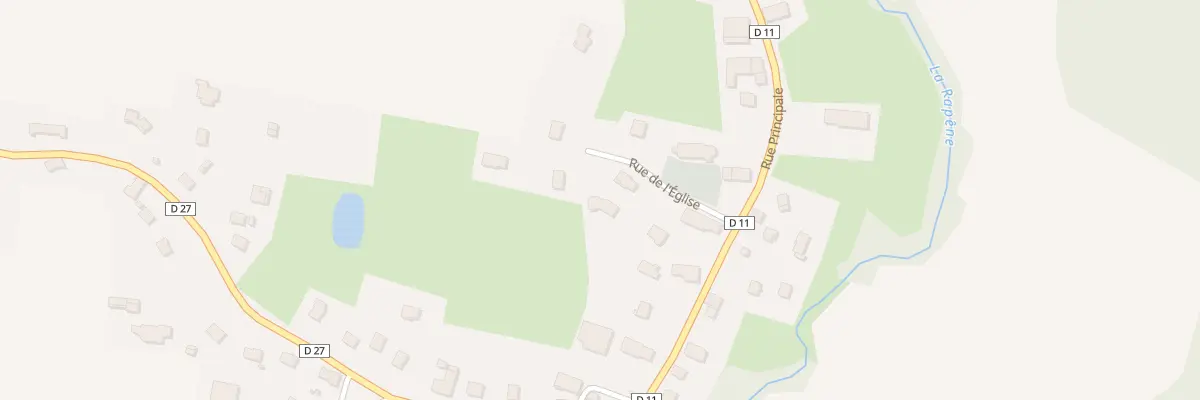 Plan du 7 Rue de l’Eglise à Angeot