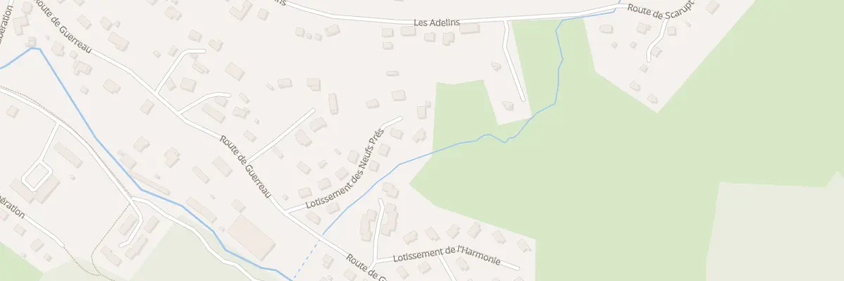 Plan du 8 Lot des Neufs Prés à Fraize