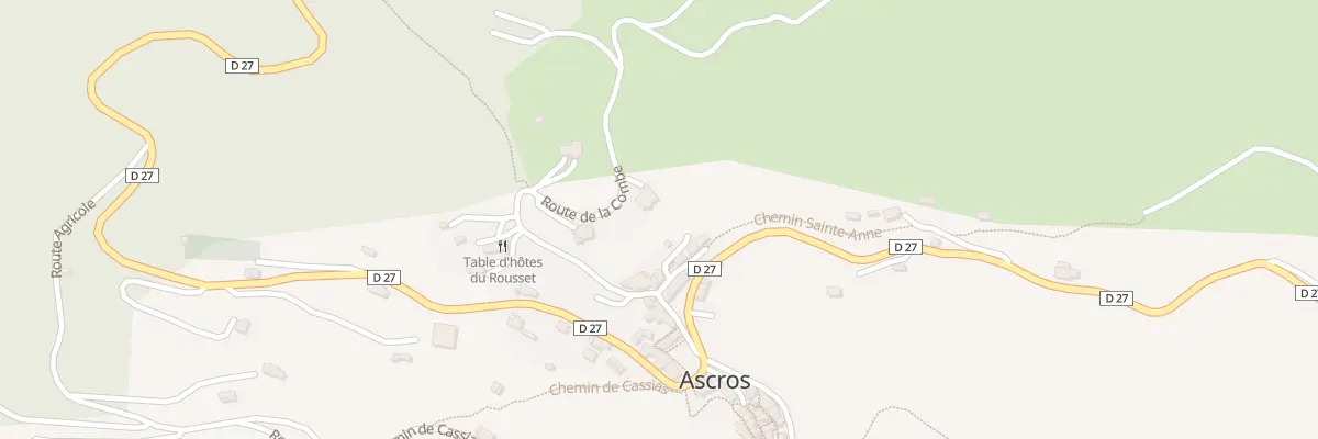 Plan du 5145 La Combe à Ascros