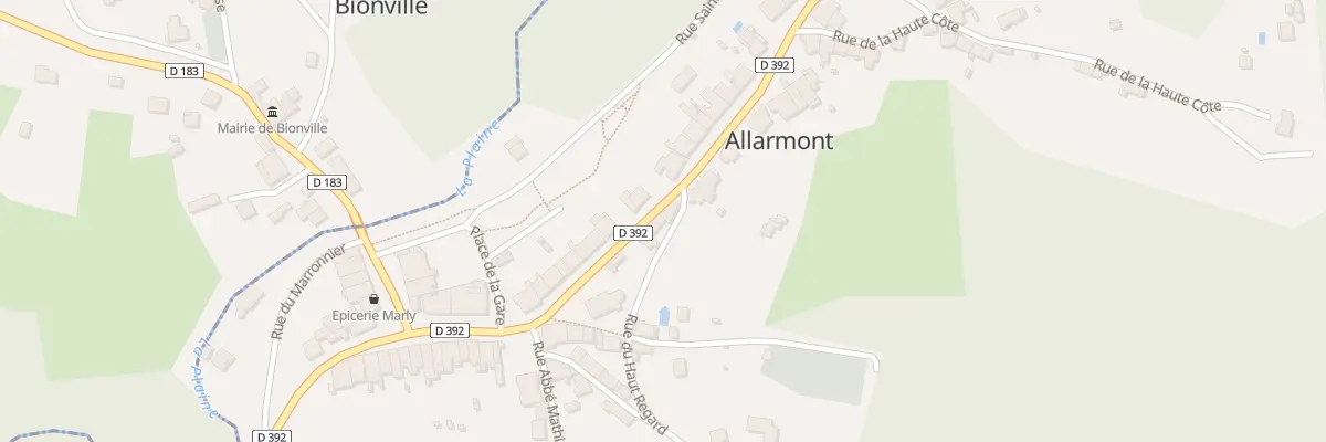 Plan du 8 Rue Henri Valentin à Allarmont