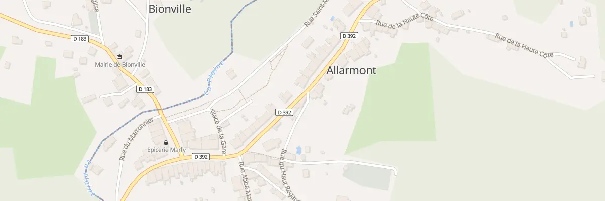 Plan du 10 Rue Henri Valentin à Allarmont