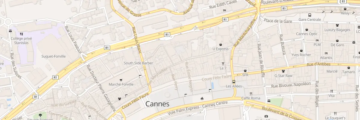 Plan du 28 Rue Meynadier à Cannes
