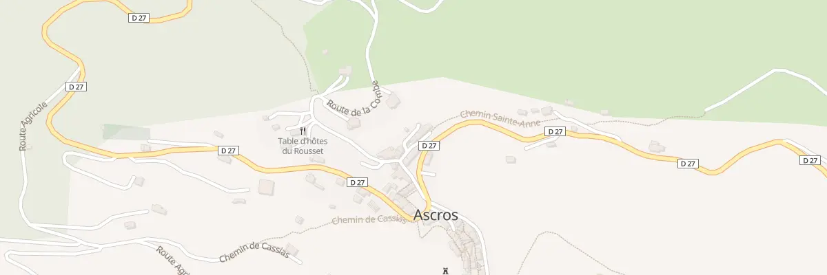 Plan du 5003 Village à Ascros