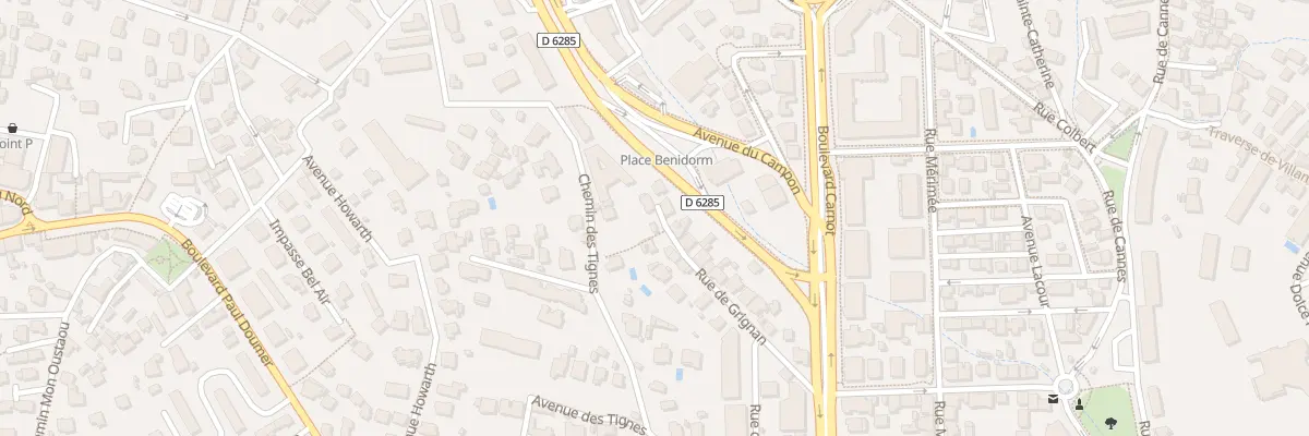 Plan du 21 Rue Grignan au Cannet