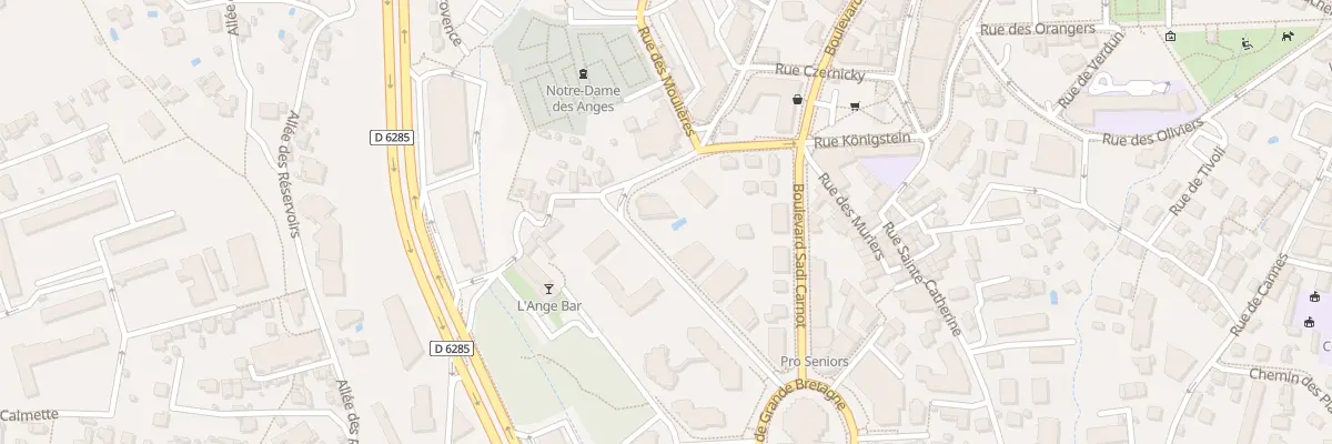 Plan du 11 Rue Notre Dame des Anges au Cannet