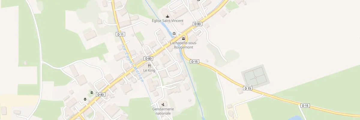 Plan du Village à Lachapelle-sous-Rougemont