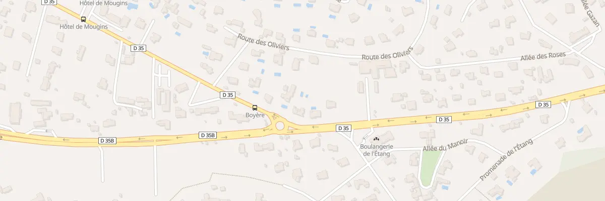 Plan du 613 Av du Golf à Mougins
