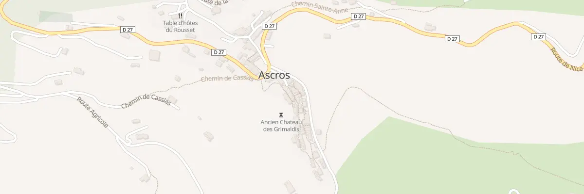 Plan du 5022 Village à Ascros