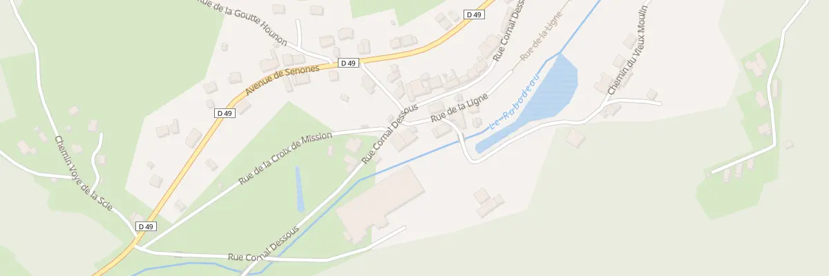 Plan du 3 Rue Cornal Dessous à Moussey