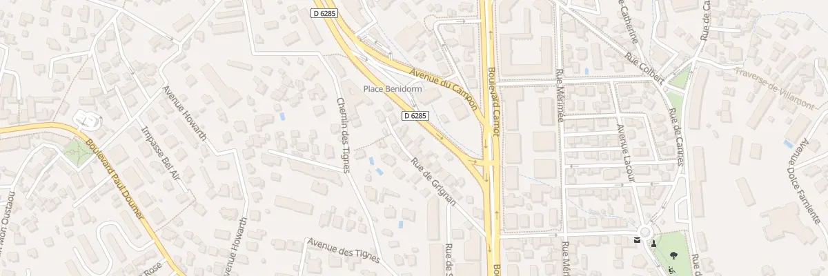 Plan du 22 Rue Grignan au Cannet