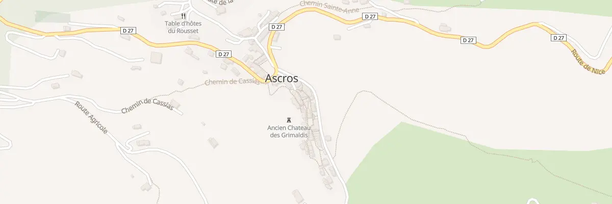 Plan du 5026 Village à Ascros