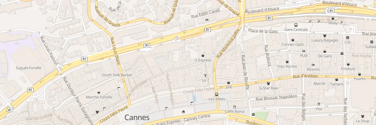 Plan du 12 Rue Meynadier à Cannes